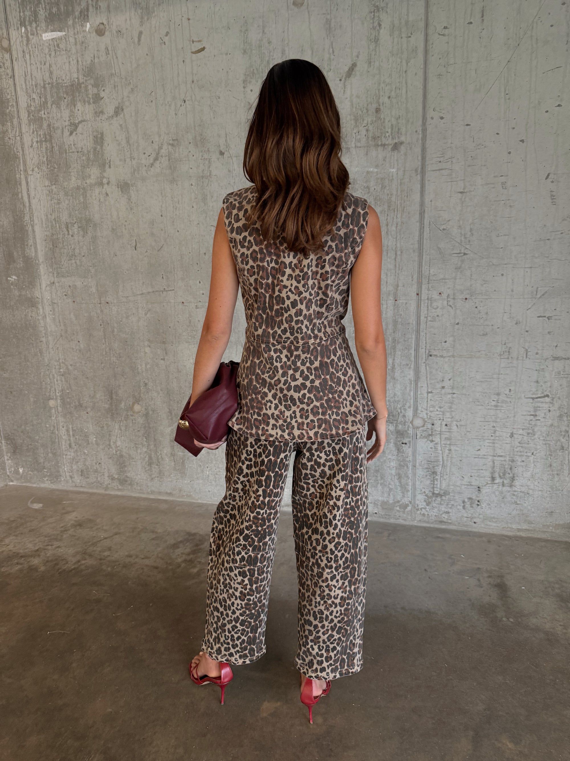 NFD Leopard Waistcoat