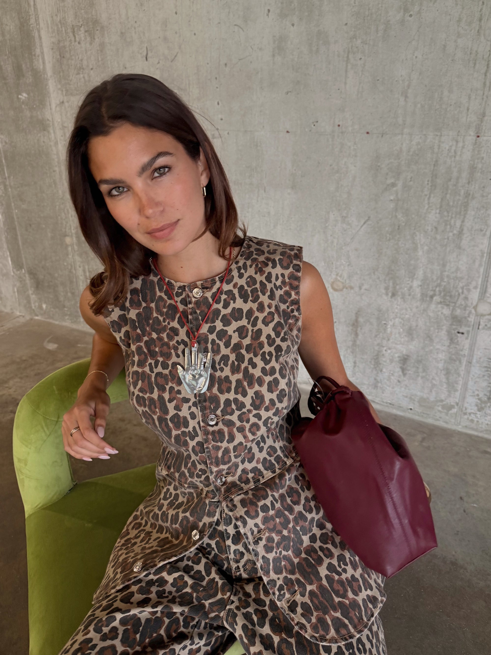 NFD Leopard Waistcoat