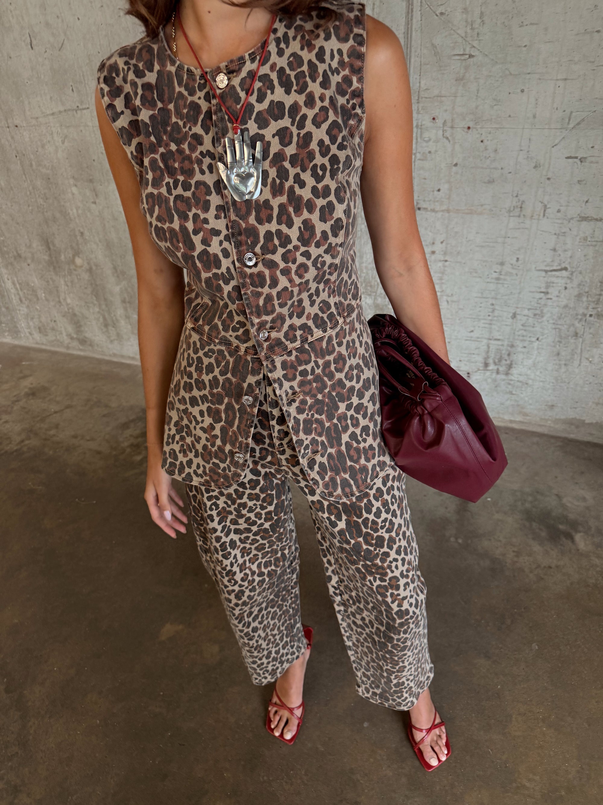 NFD Leopard Waistcoat