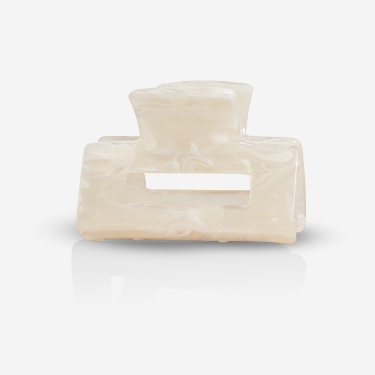 Sasstie Hair Clip - Quad White Sand