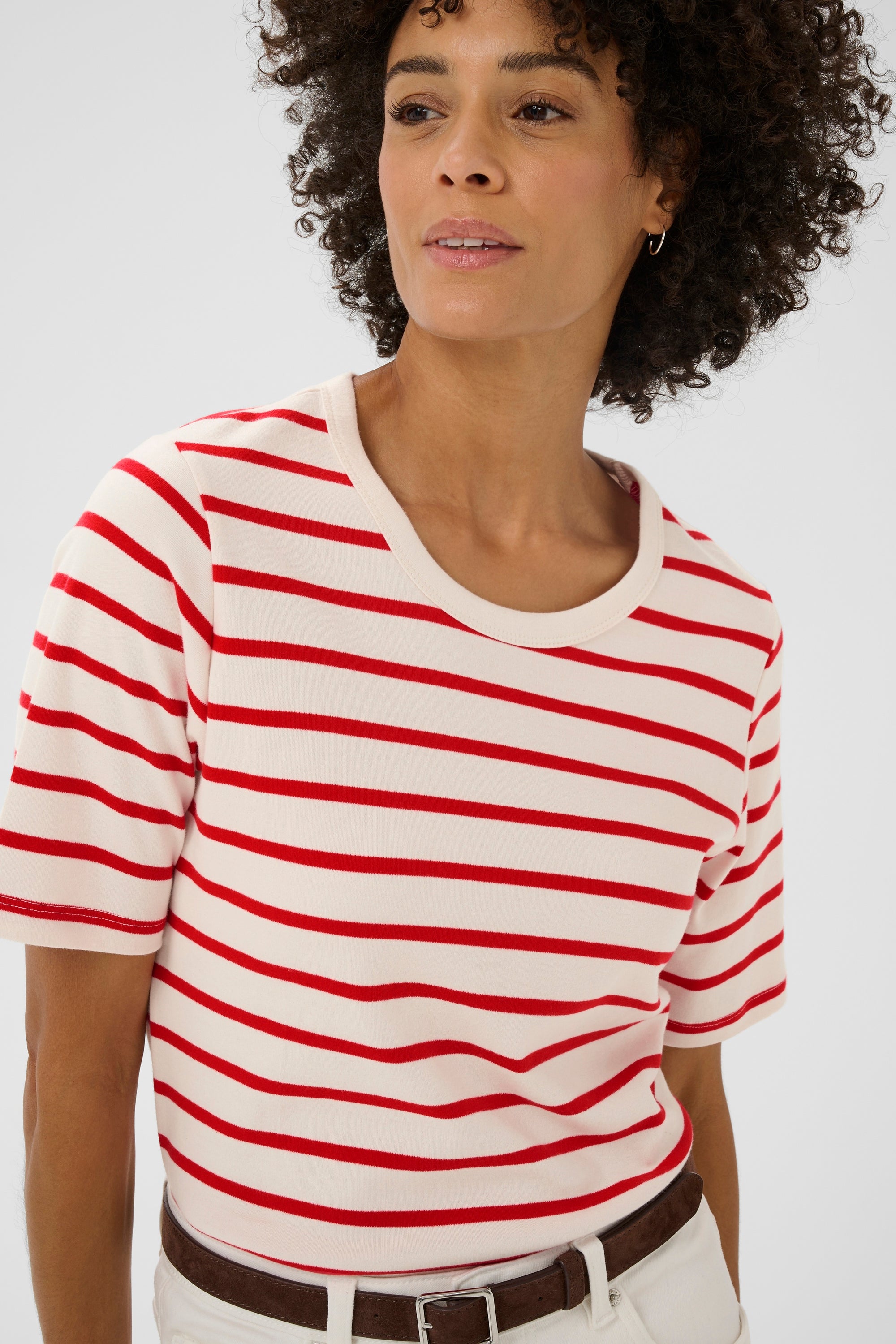 Ratana Poppy Stripe T-Shirt