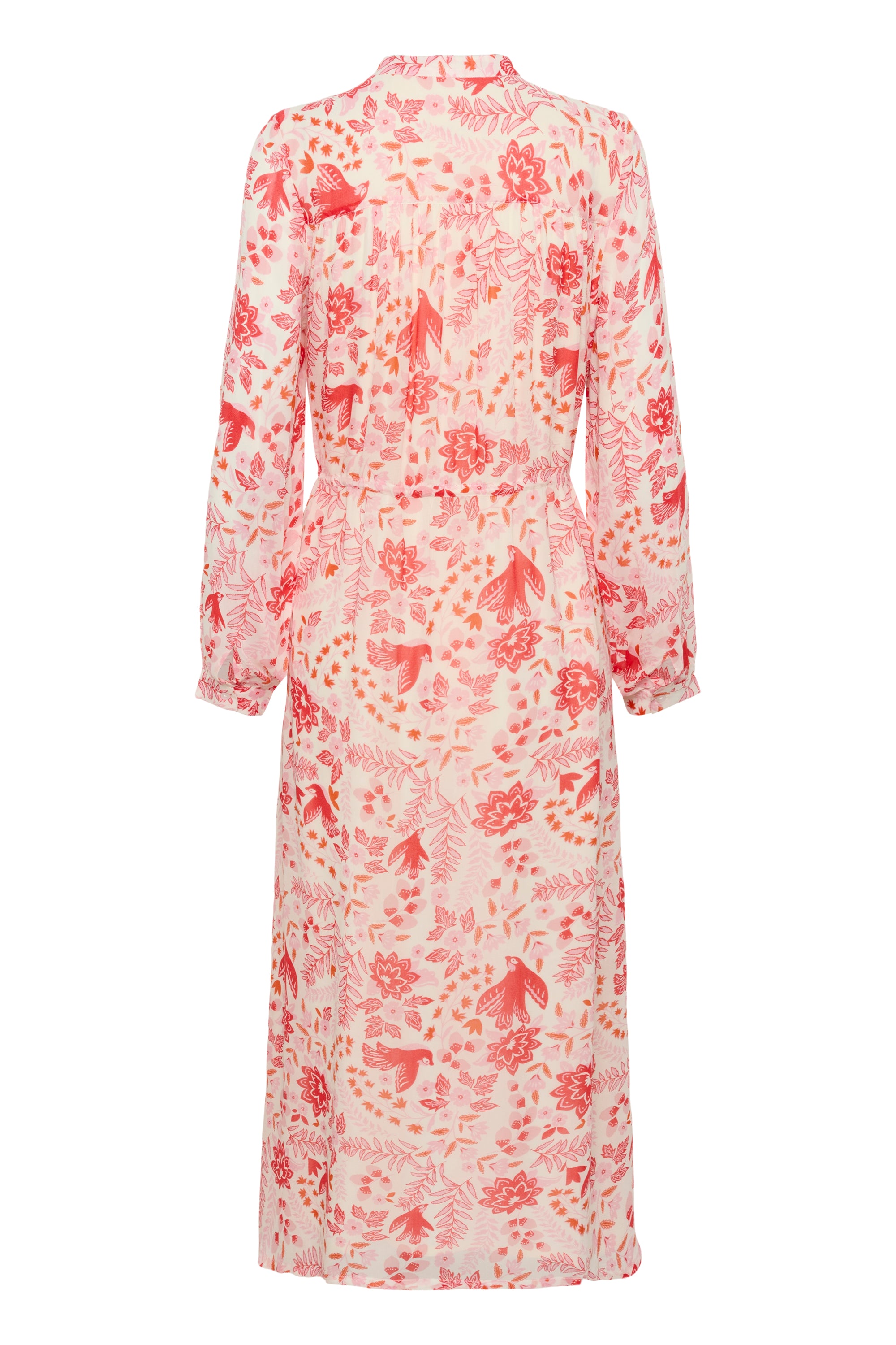 Altina Dress Poppy Red Bird Print