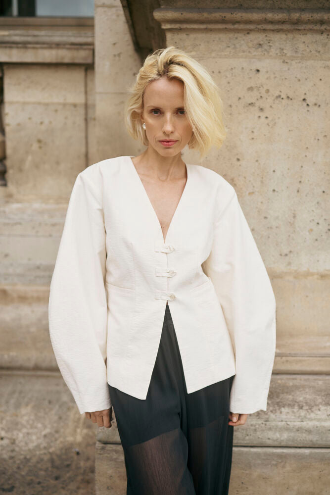 Emery Blazer Egret