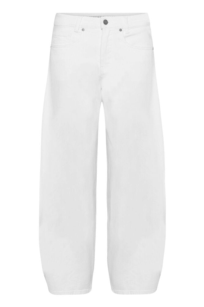 MEW Hottie High Barrel White Jeans