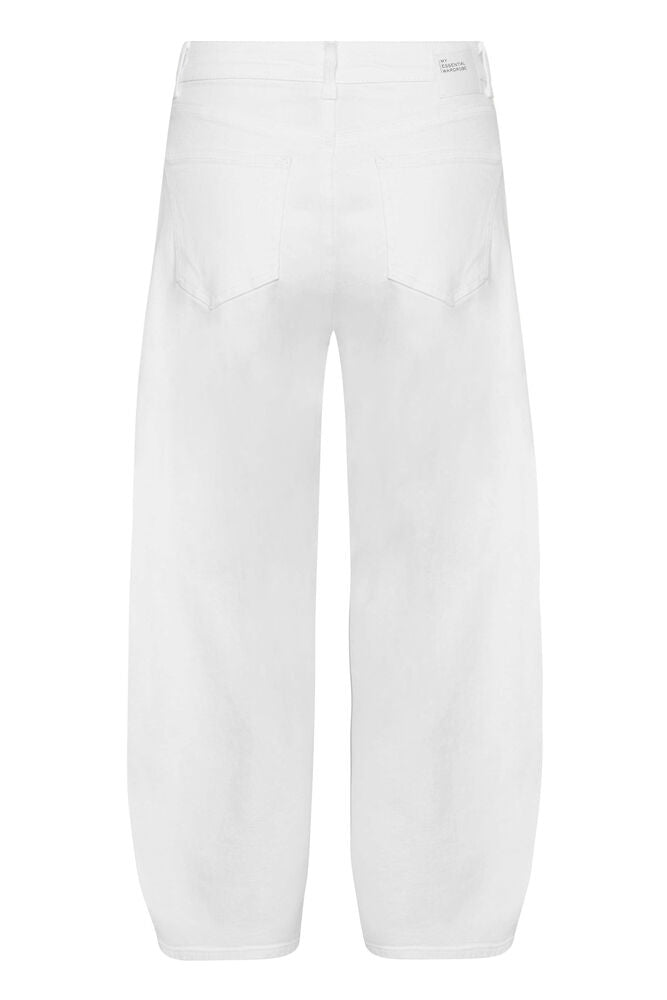 MEW Hottie High Barrel White Jeans