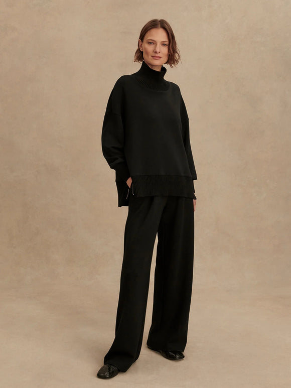Barker High Neck Sweat Black