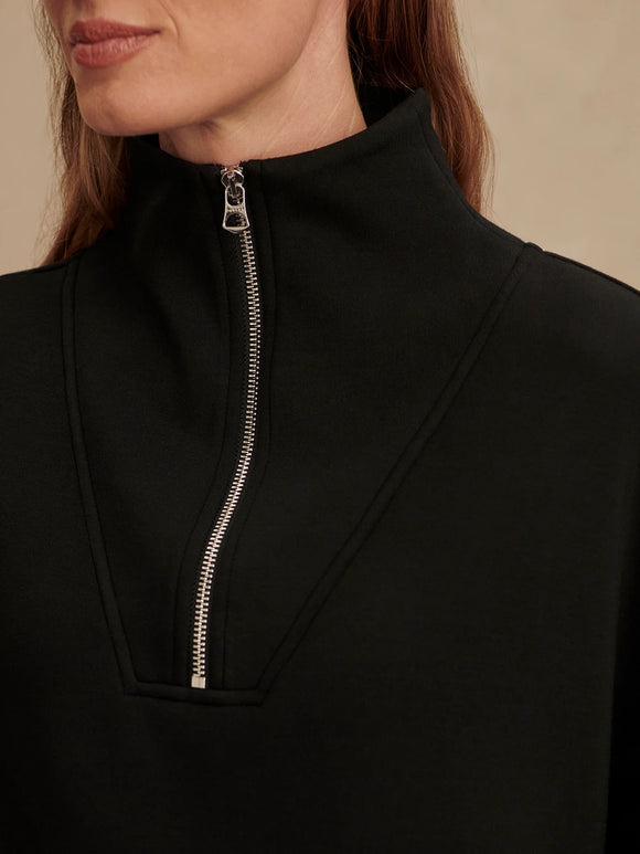 Varley Hawley Half Zip Black 
