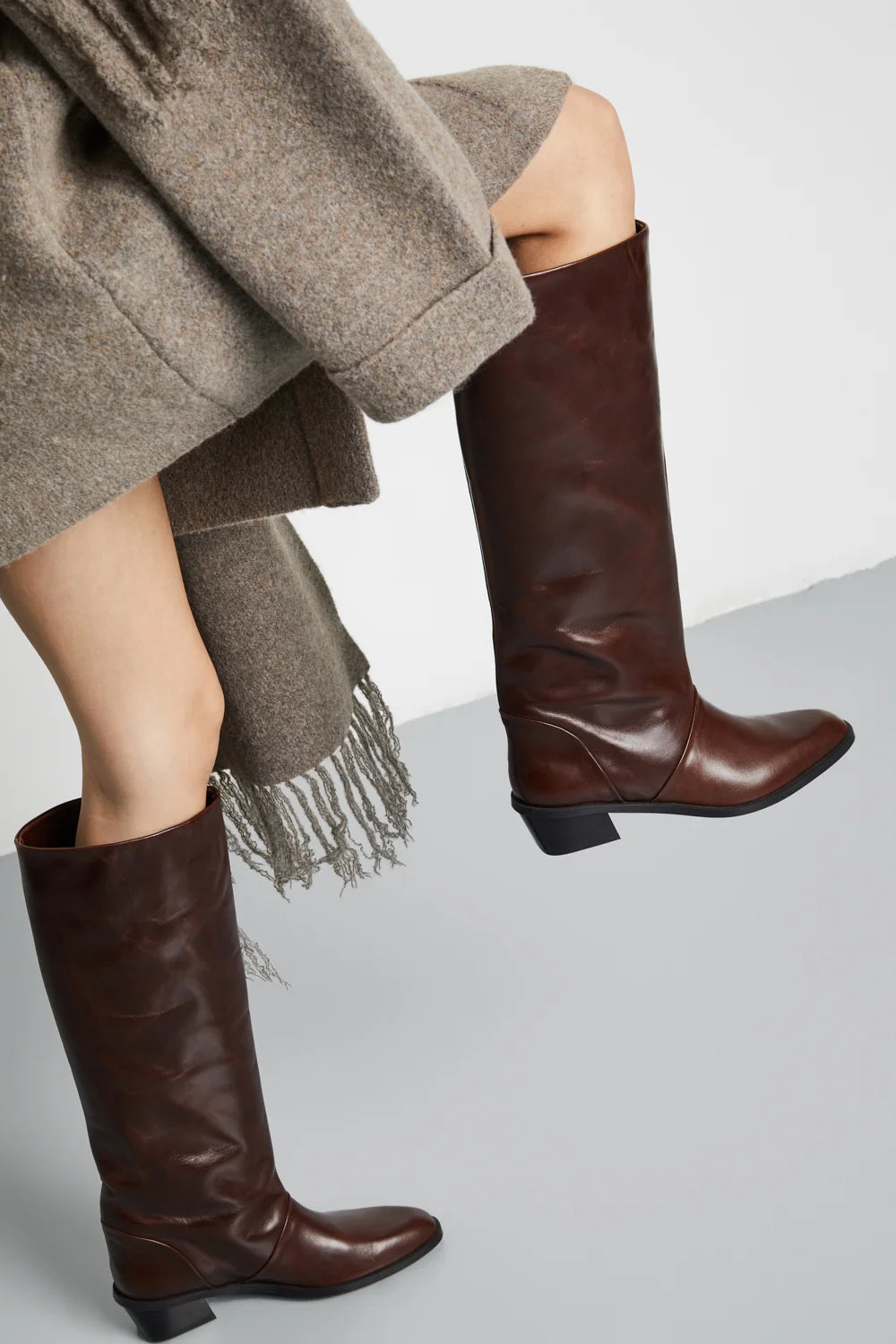 Augusta Sarah Boots Chocolate