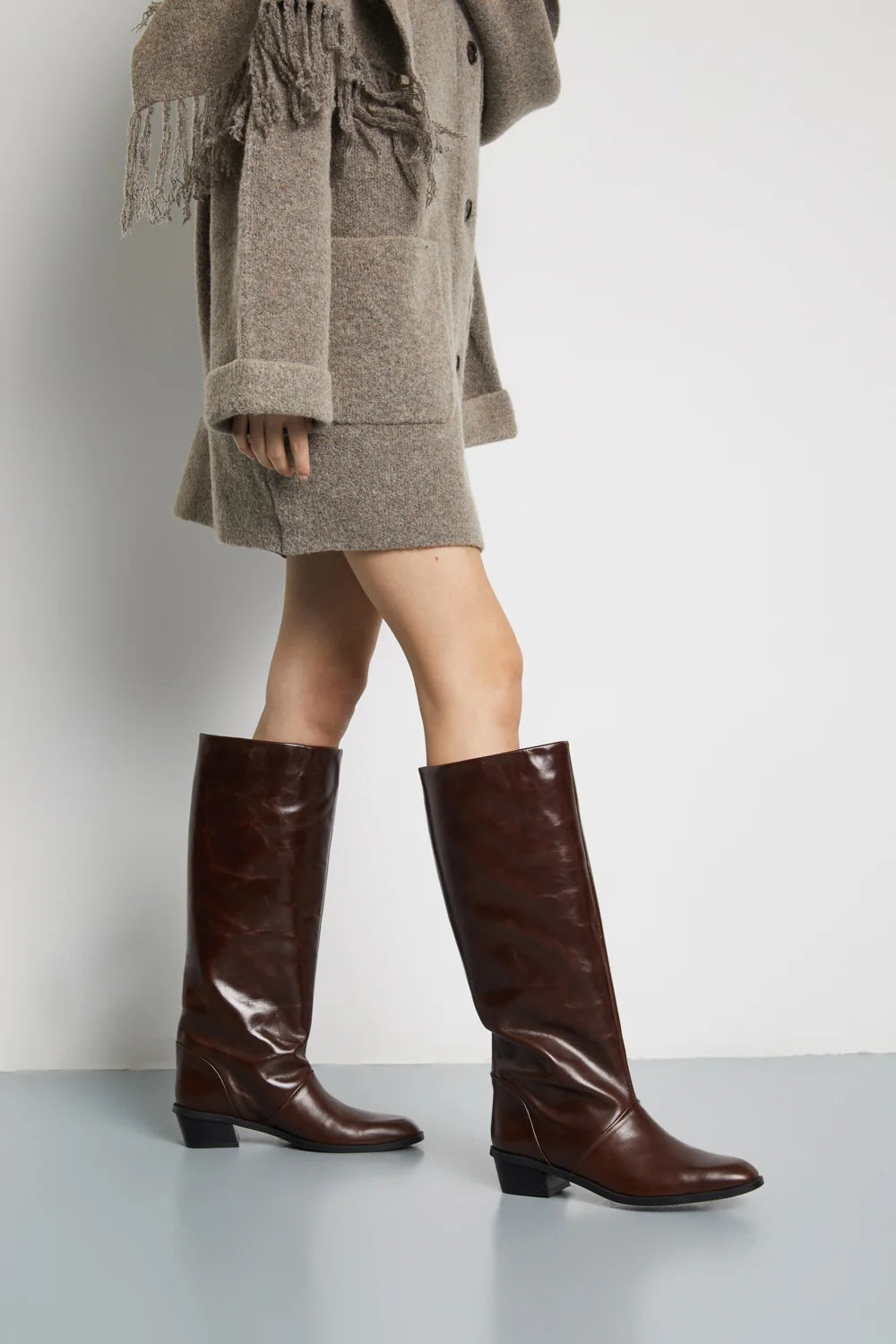 Augusta Sarah Boots Chocolate