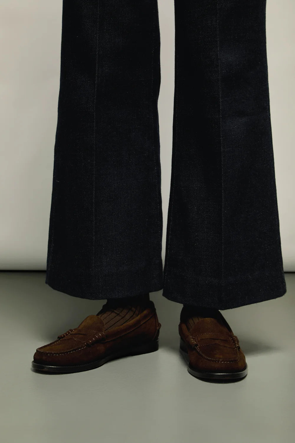 Augusta Zoe Loafers Brown Suede