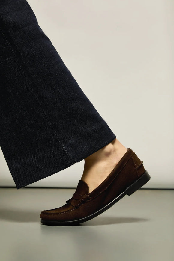 Augusta Zoe Loafers Brown Suede