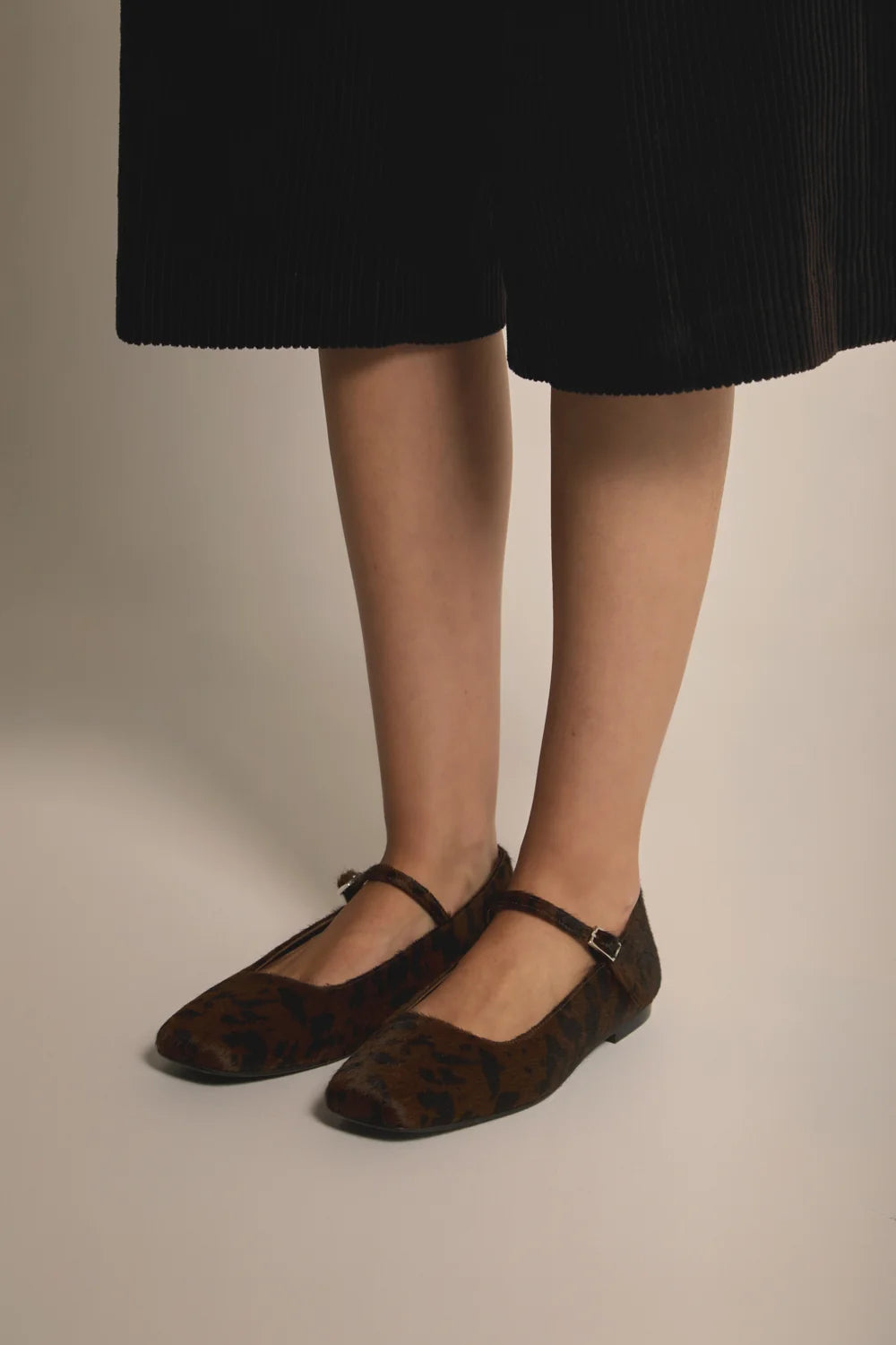 Augusta Julieta Mary Janes Dark Leopard