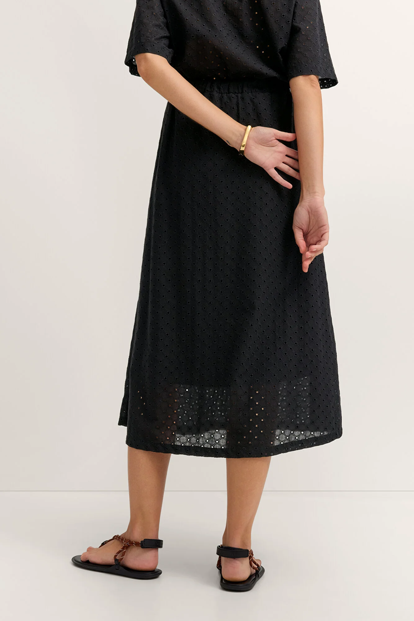 Bugatti Laser Cut Skirt Black W1431