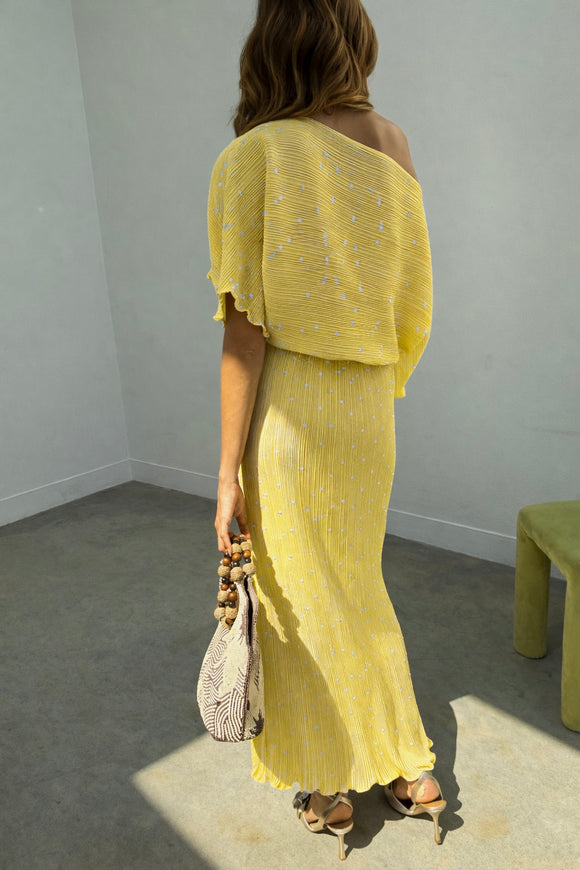 NFD Tilly Plisse Buttercup Dress
