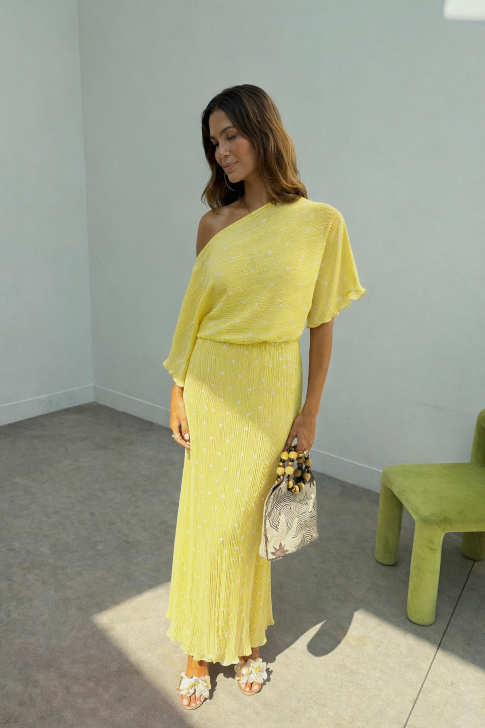 NFD Tilly Plisse Buttercup Dress