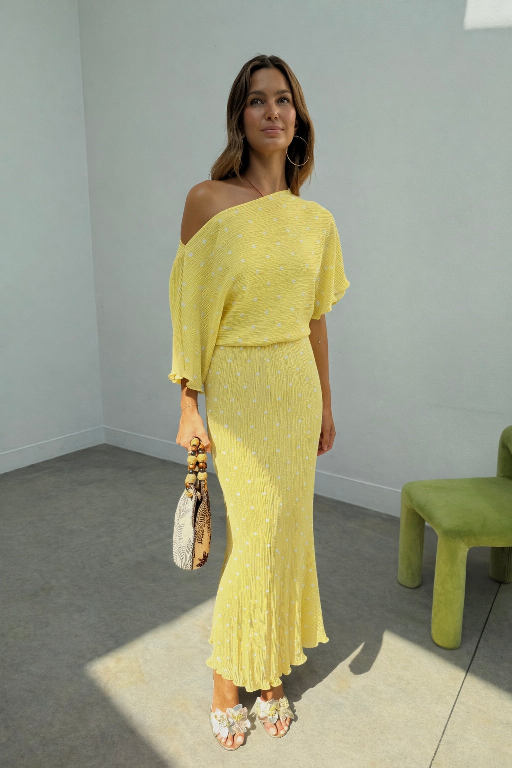 NFD Tilly Plisse Buttercup Dress