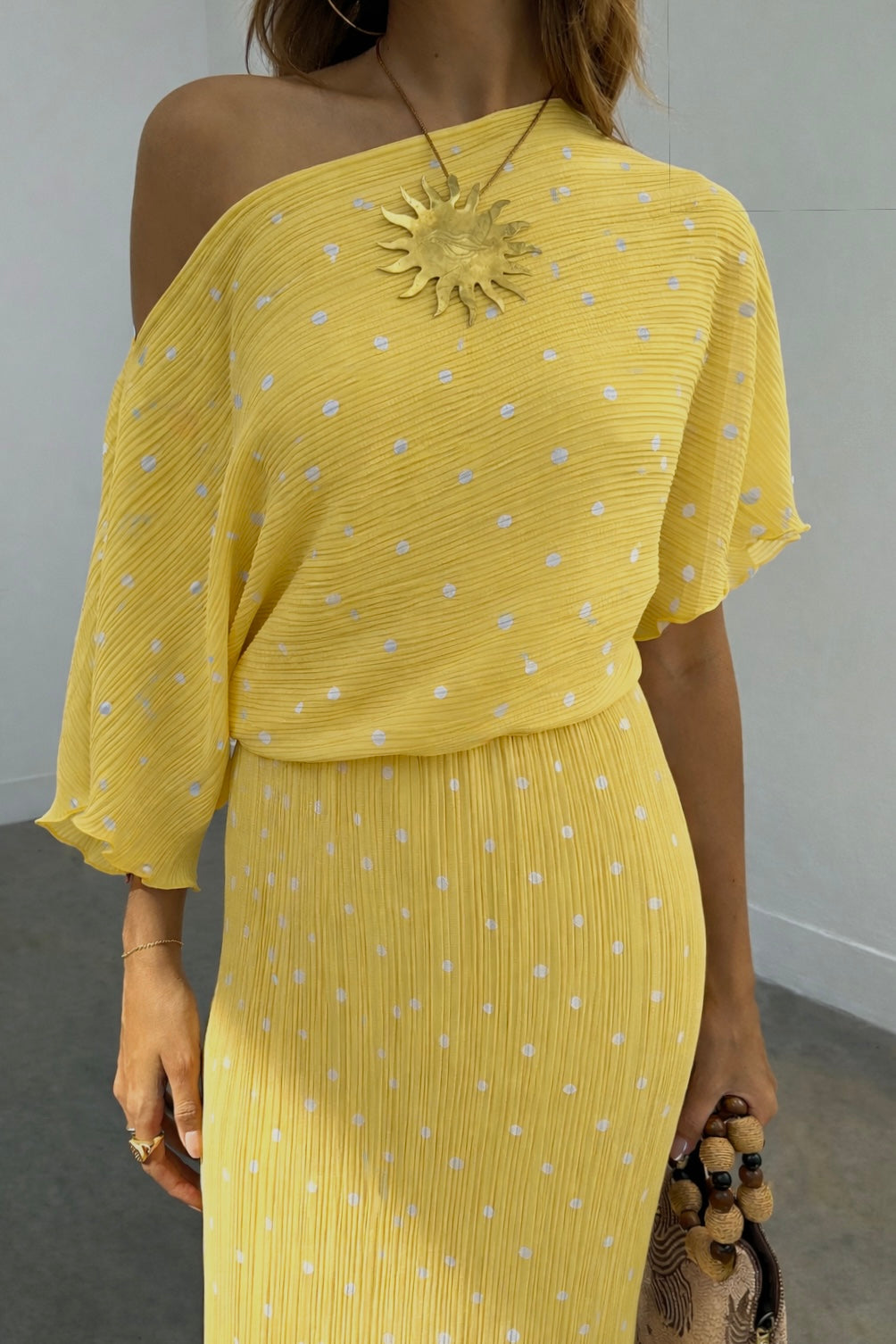 NFD Tilly Plisse Buttercup Dress