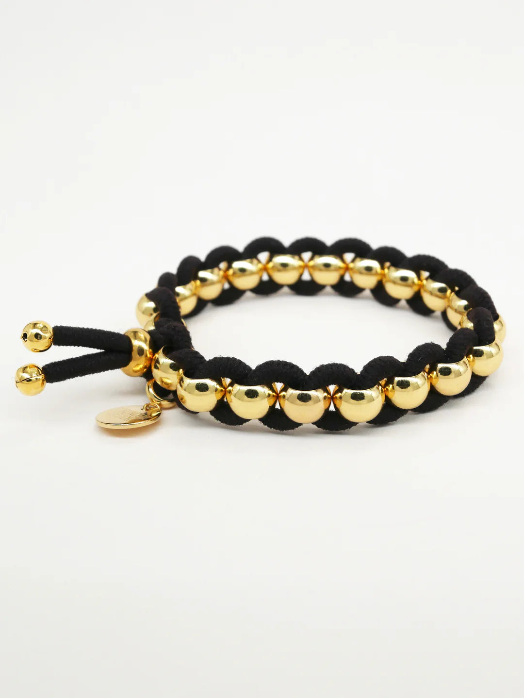 Bichous Golden Woven Scrunchie 