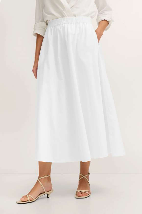 Bugatti white cotton skirt W1429