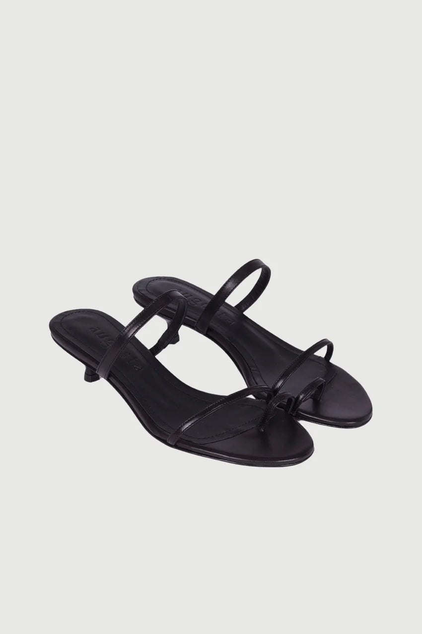 Augusta Daisy Heels Blacks