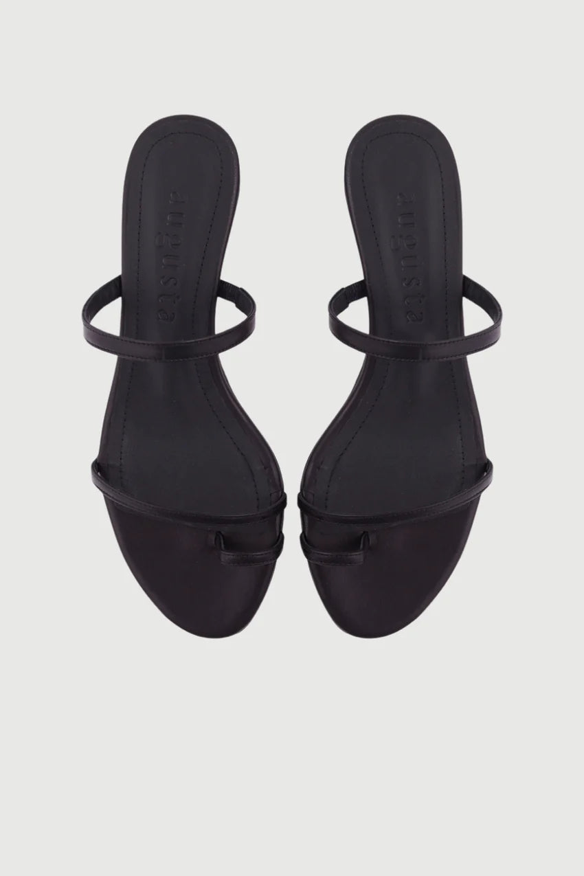 Augusta Daisy Heels Blacks