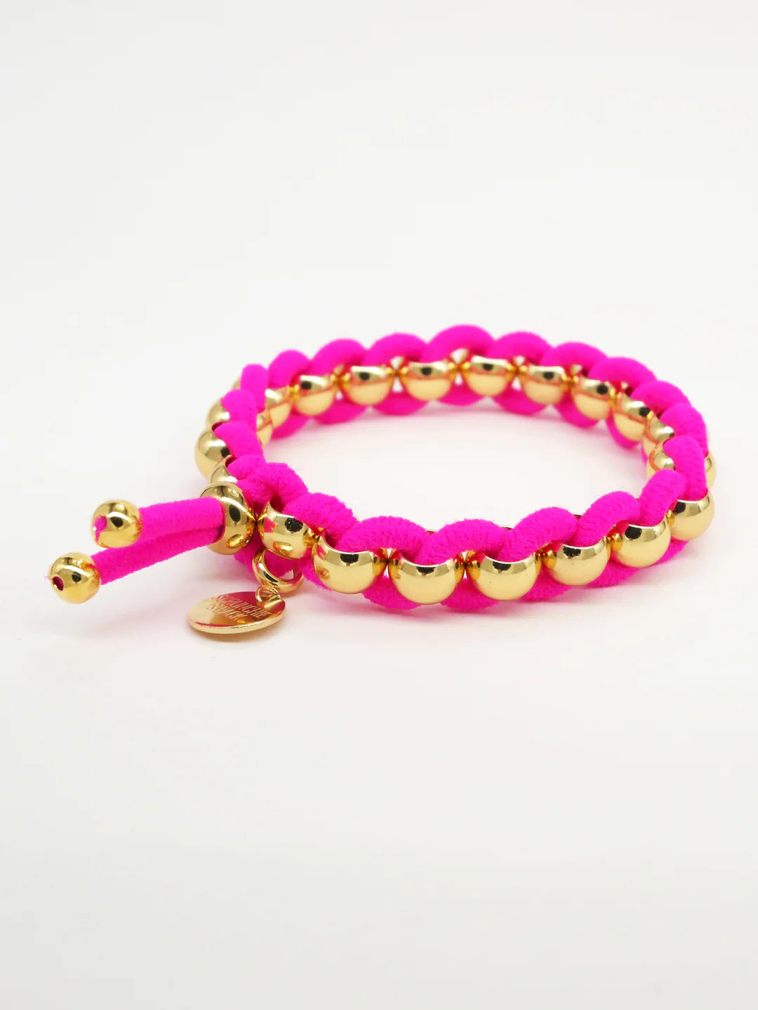 Bichous Golden Woven Fuschia 