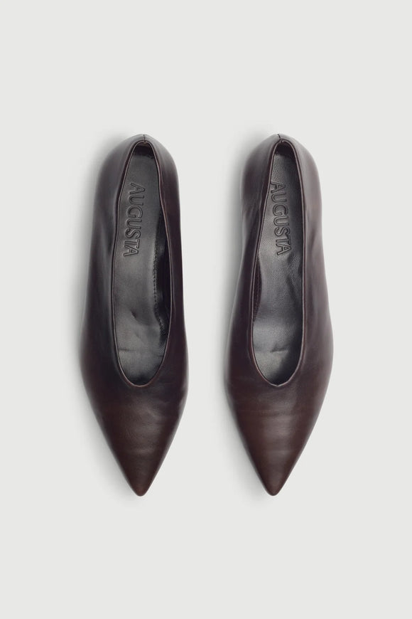 Augusta Freya Flats Burgundy