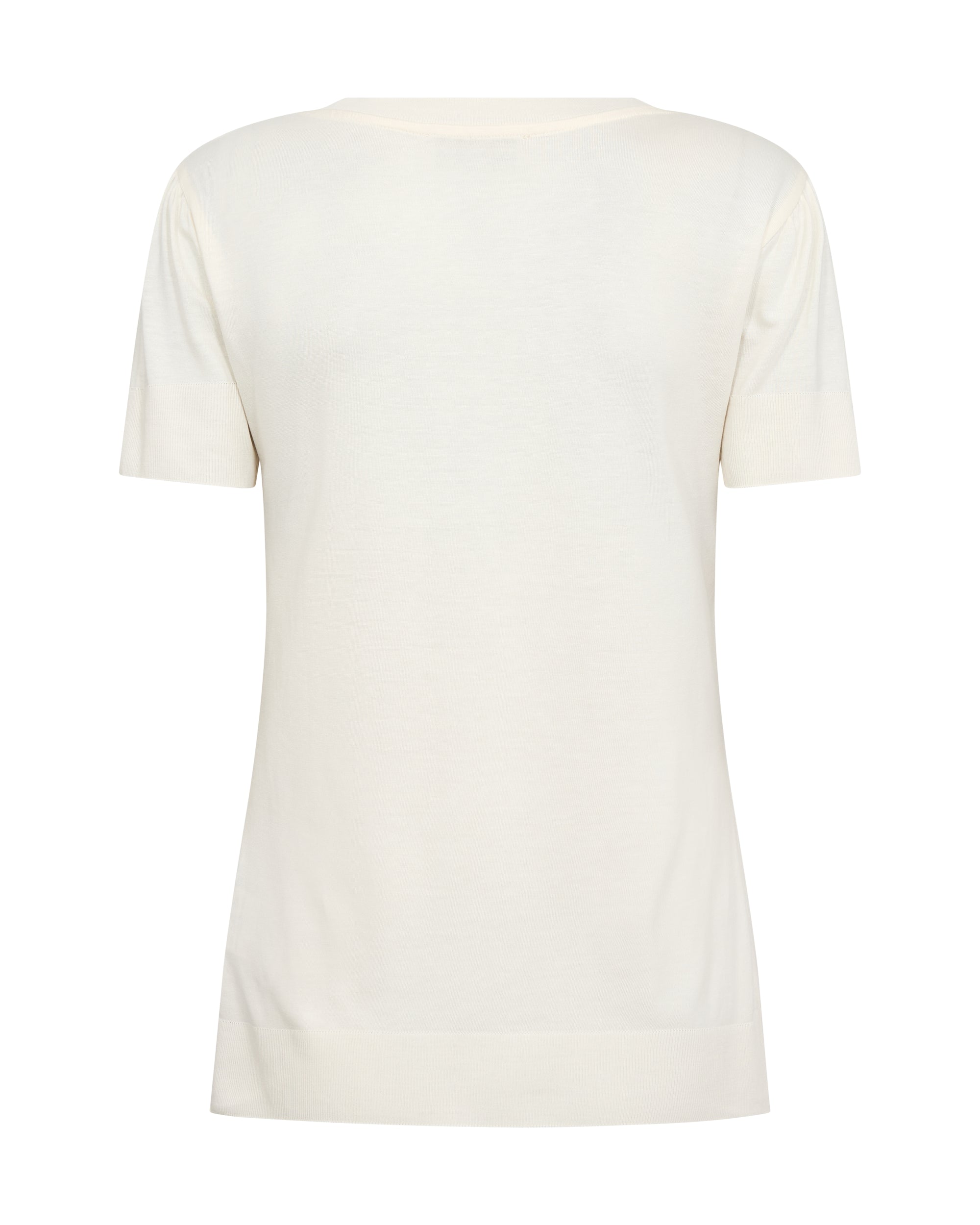 Mos Mosh Sink V-Neck T-shirt Ecru