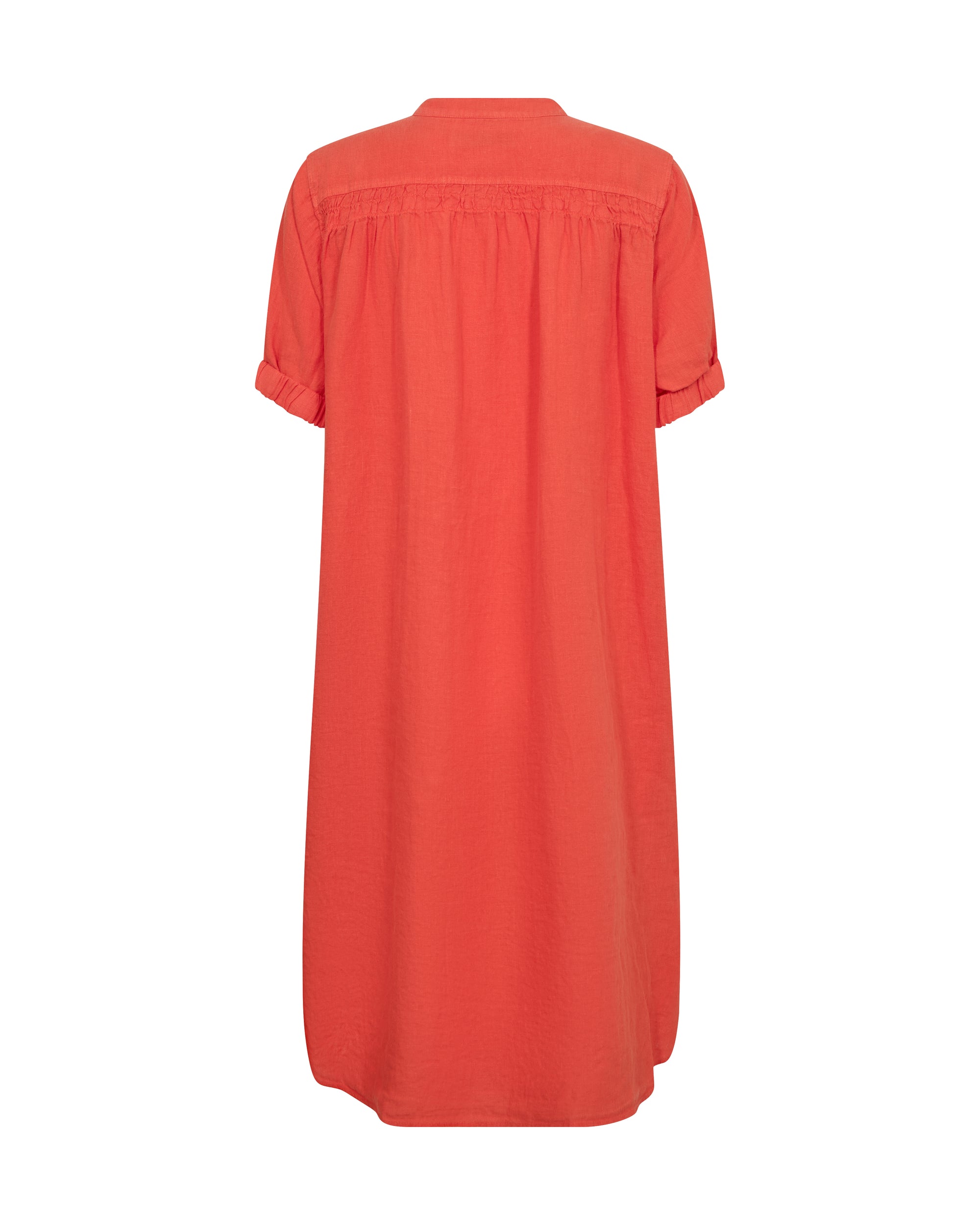 Arleth Linen Dress Spicy Orange