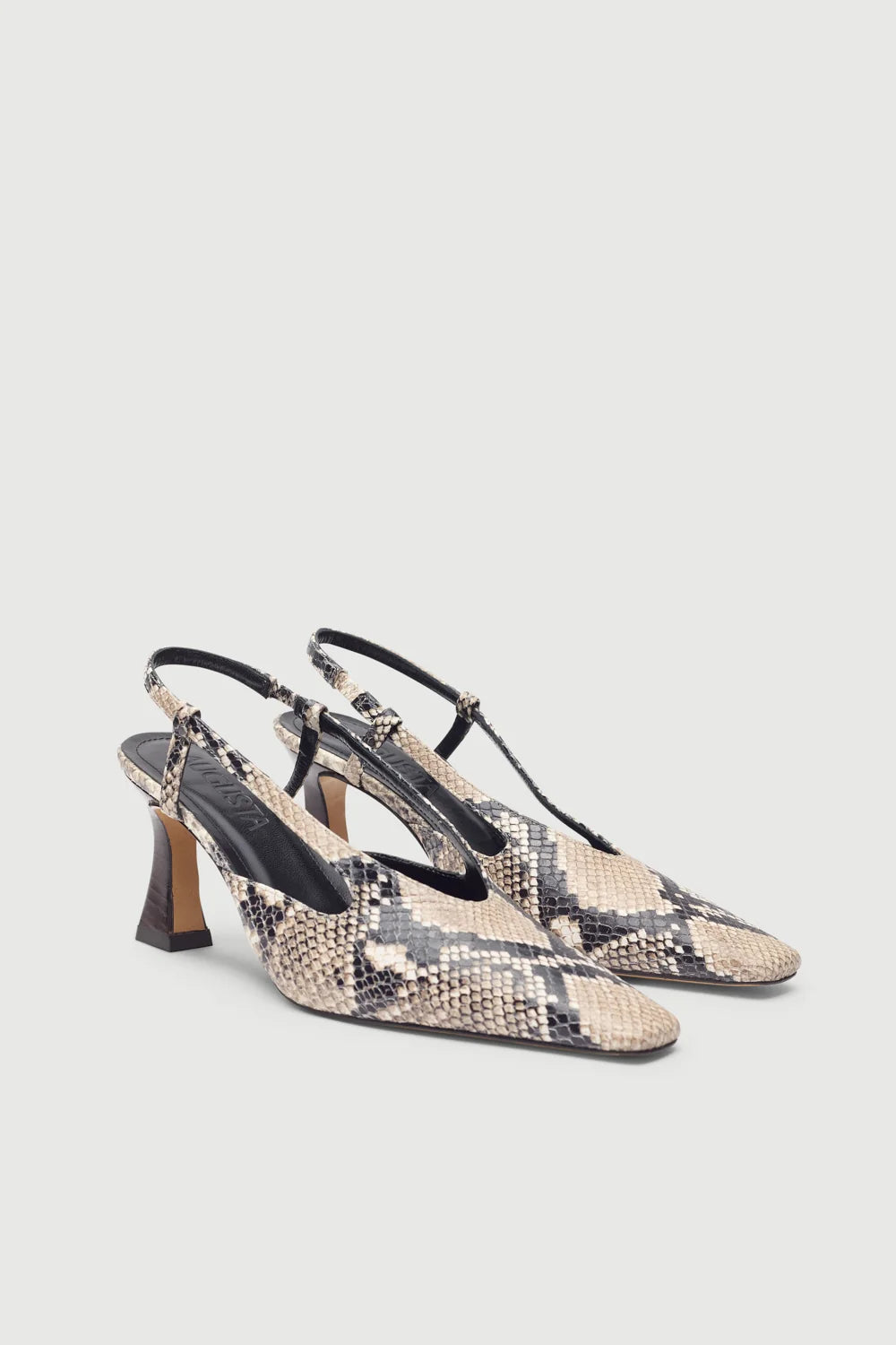 Augusta Rose Snake Print Heels