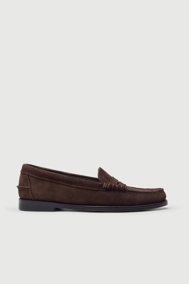Augusta Zoe Loafers Brown Suede