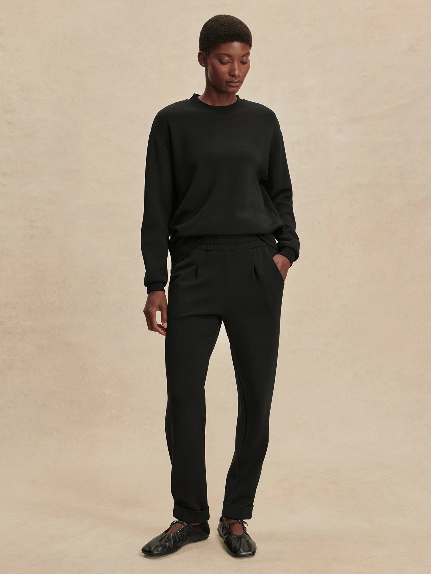 Varley The Rolled Cuff Pant 25" Black 