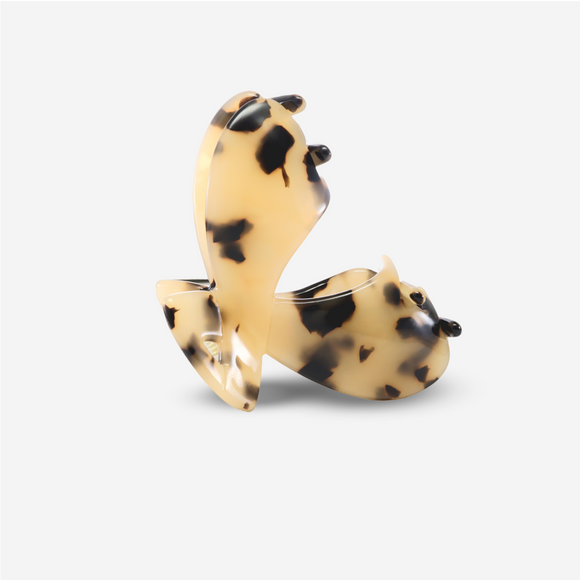 Sasstie Hair Clip - Arc Cheetah