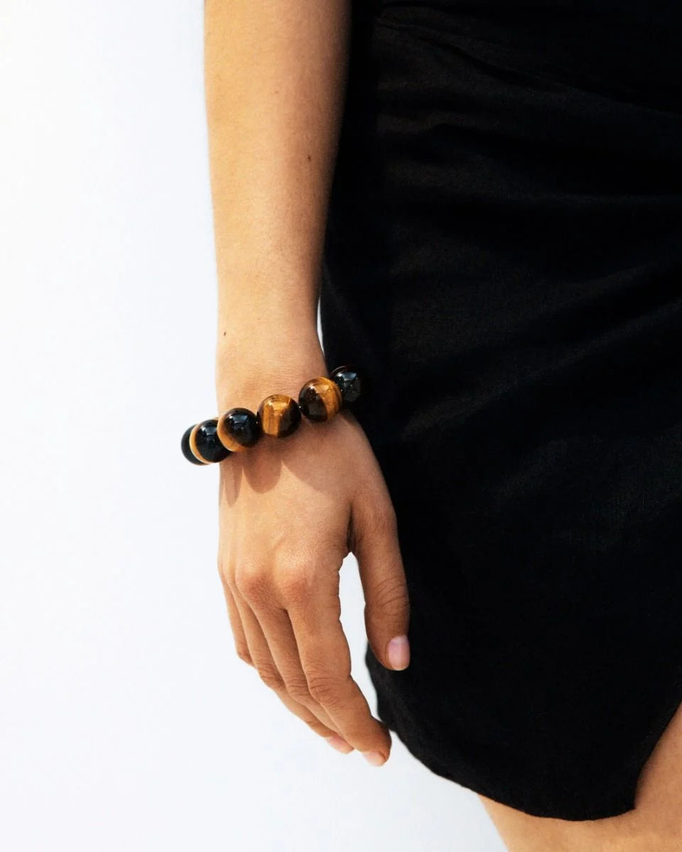 Aura Bracelet Gold/Brown Maxi