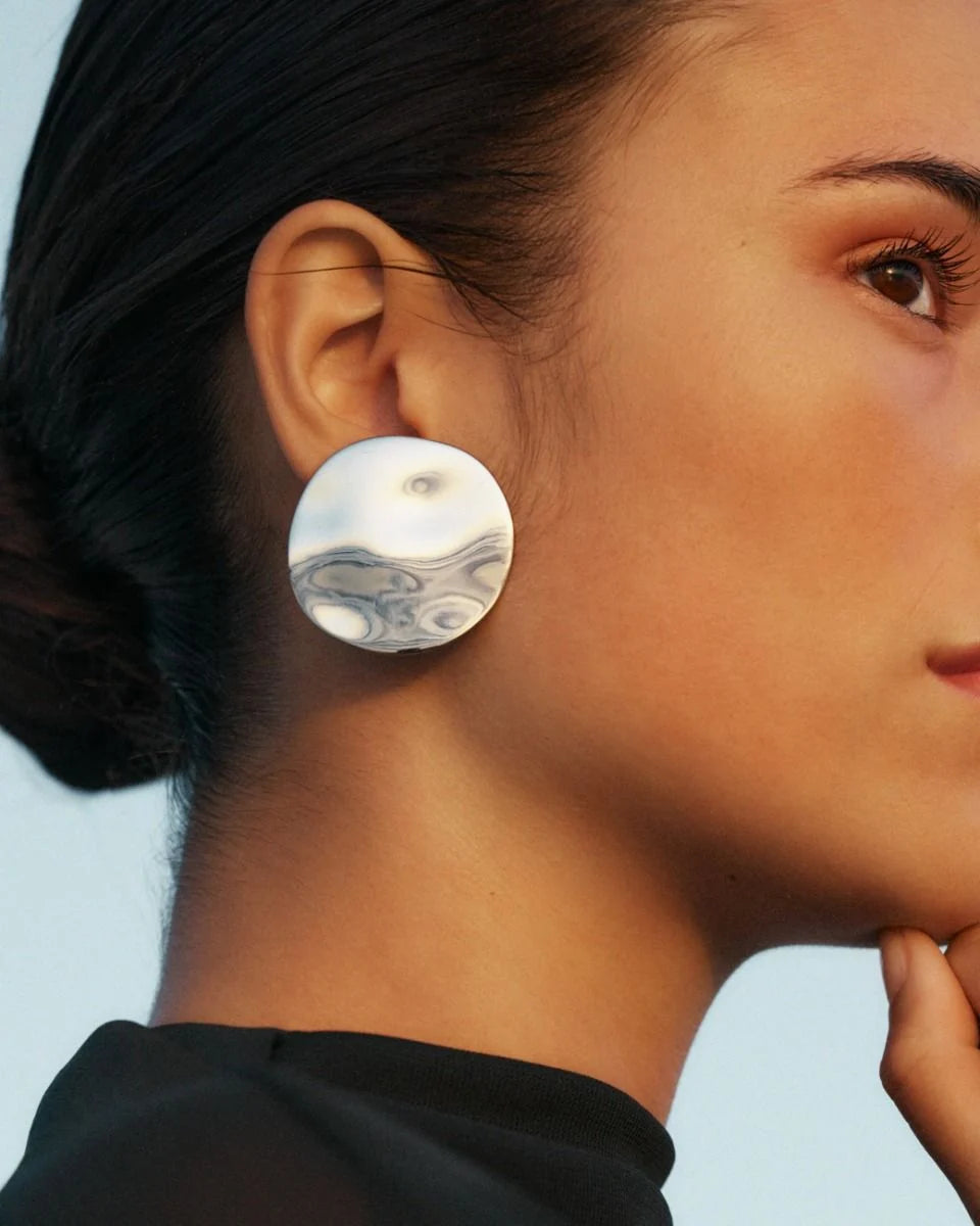 Edblad Flowy Studs Maxi Steel