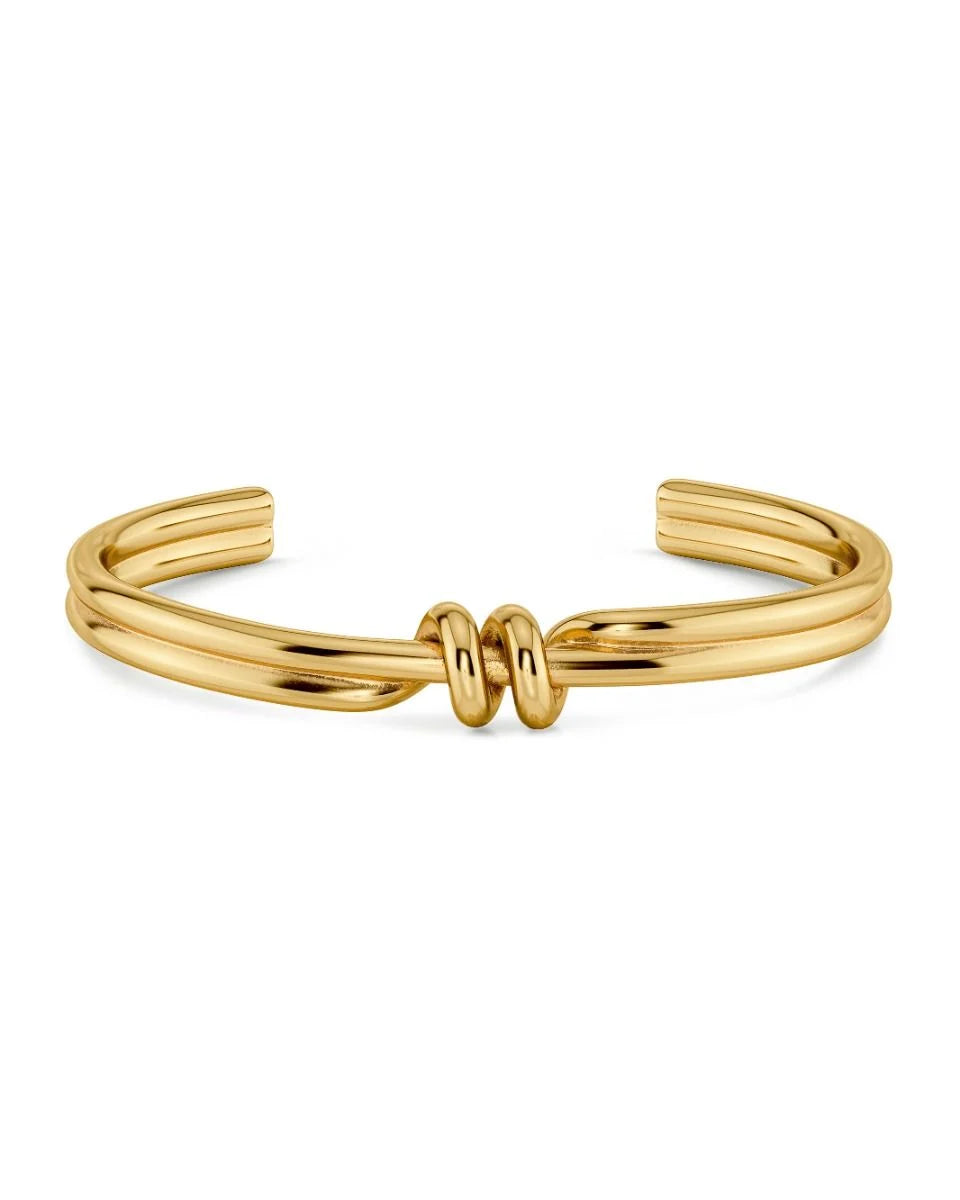 Swivel Gold Bangle