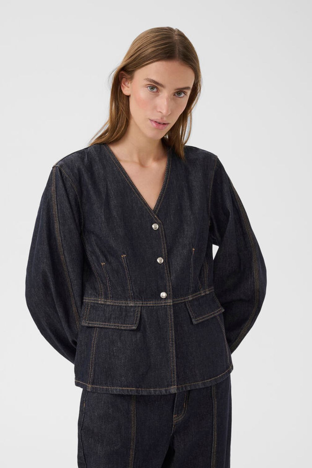 Evette Denim Blazer