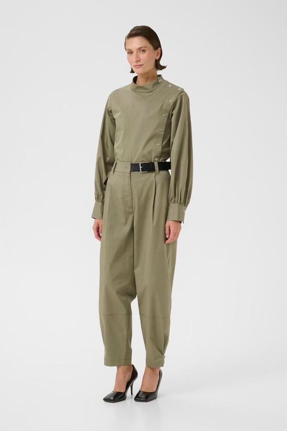 Egina Pants Deep Lichen Green