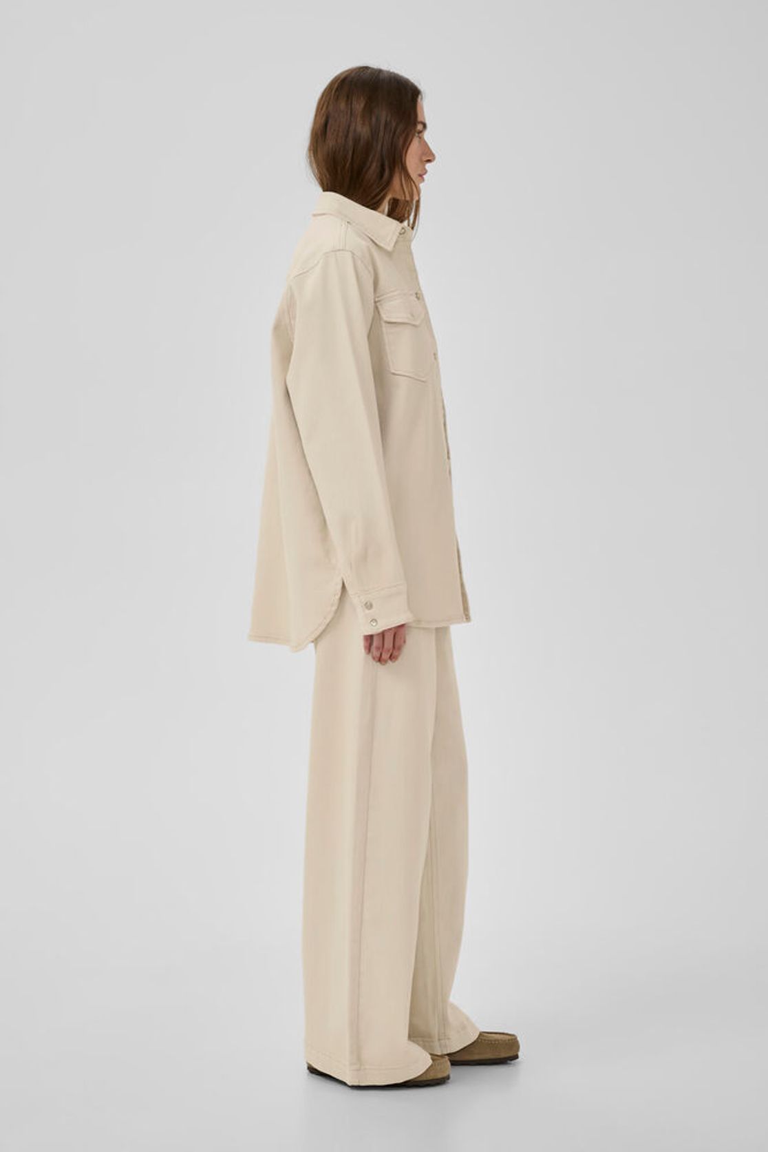 Dango High Wide Jeans Oatmeal