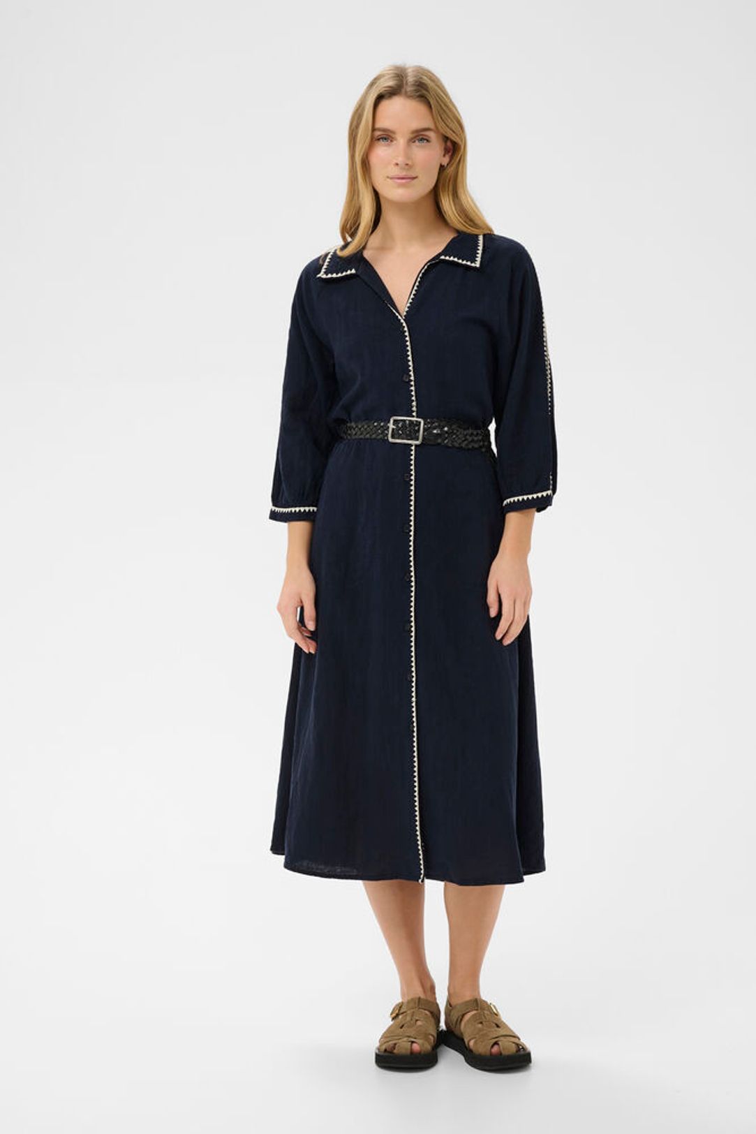 Sicilias Dress Navy