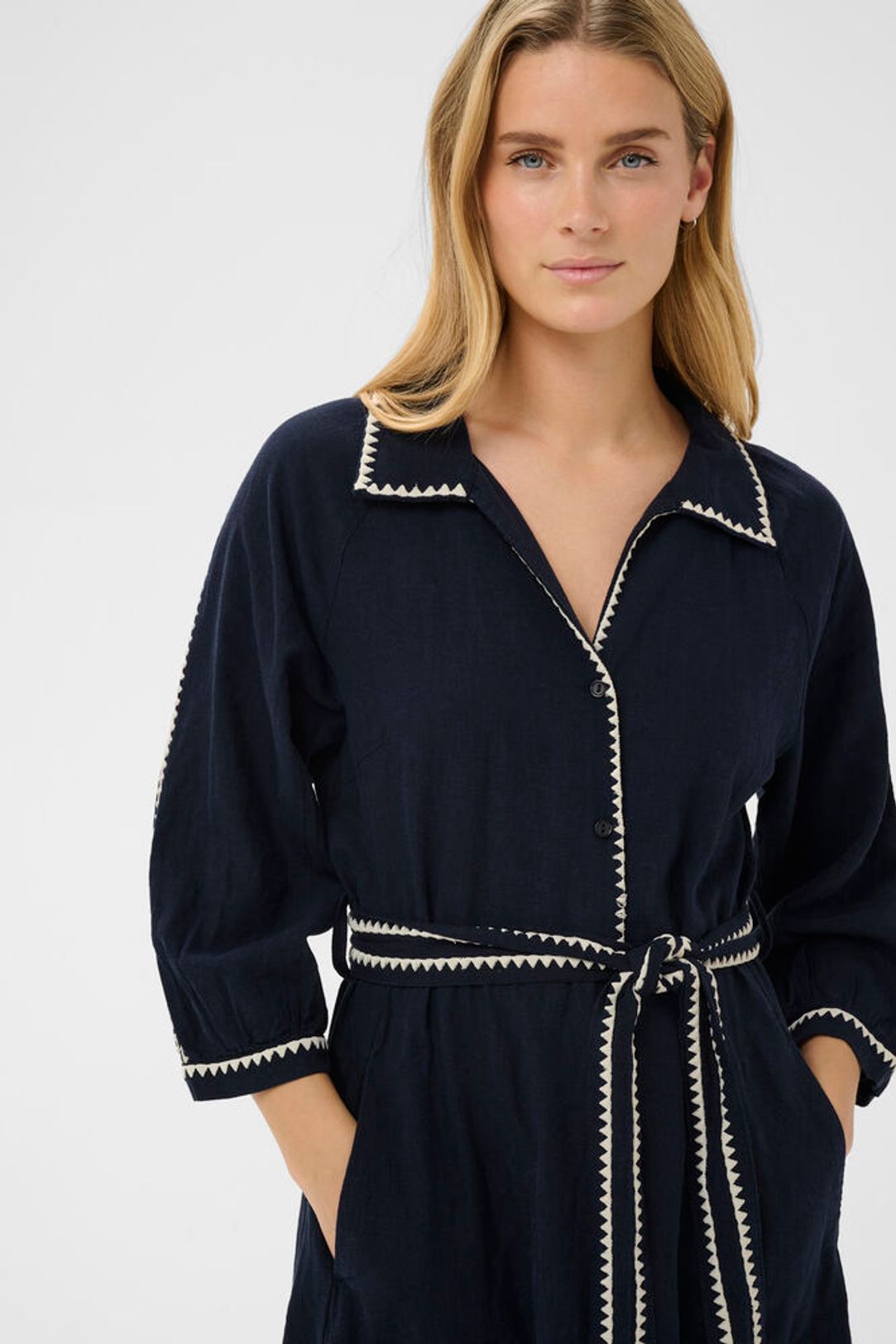 Sicilias Dress Navy