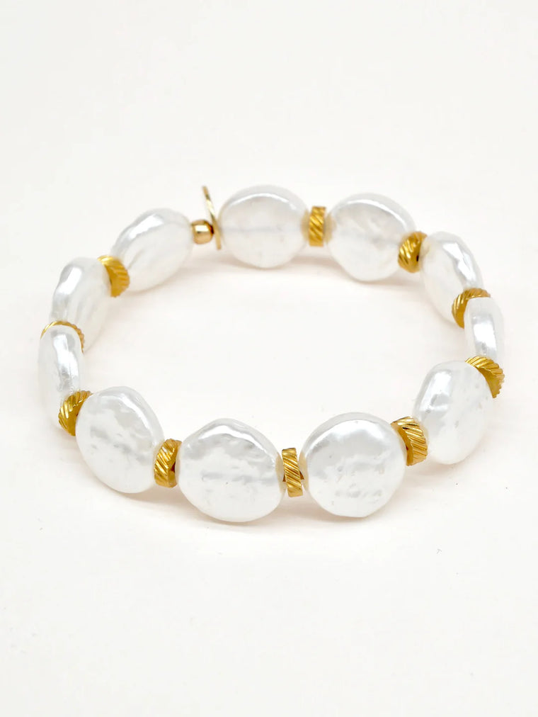 Bischous Mother of Pearl Scrunchie