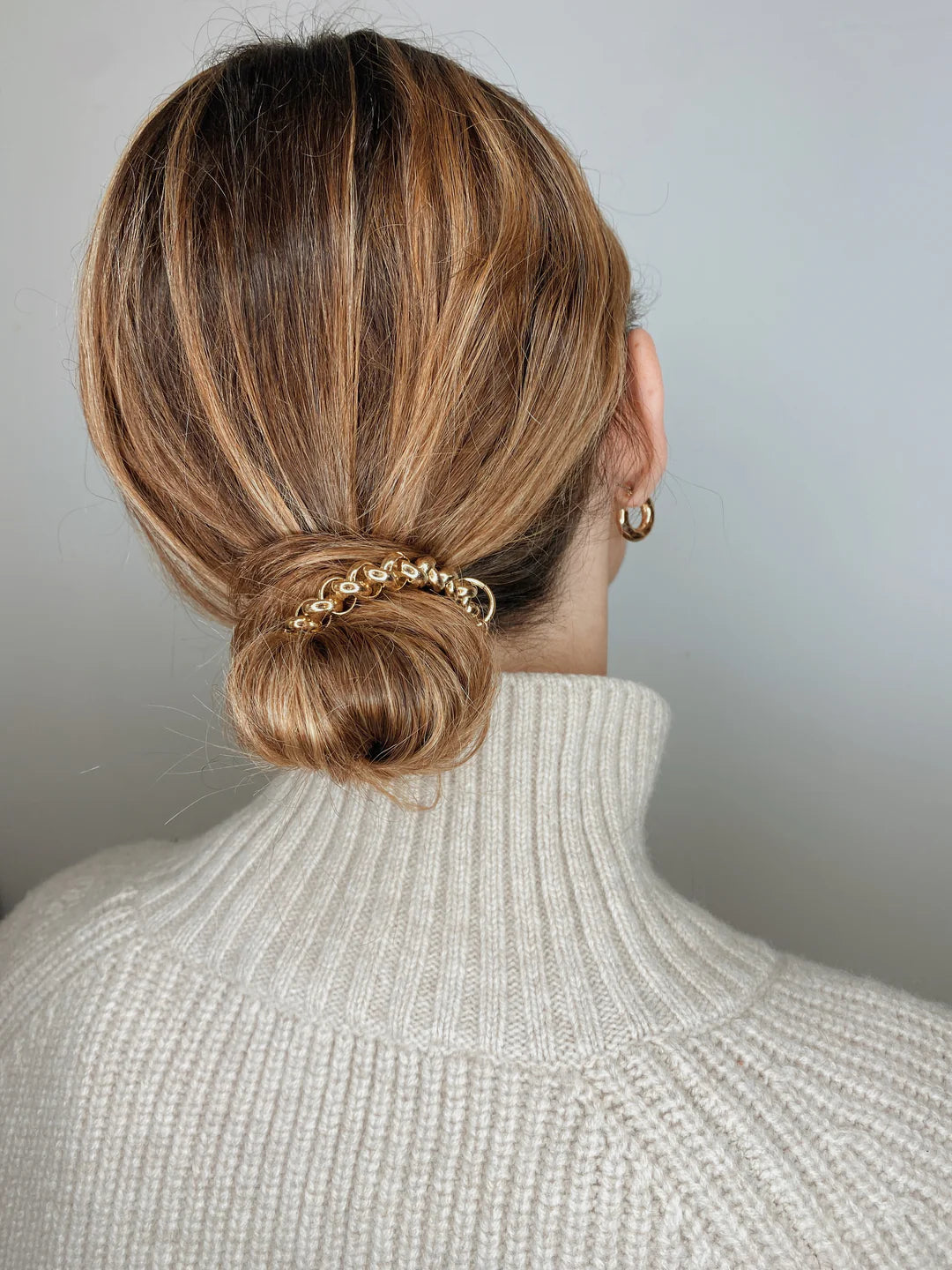 Bichous Gold Chain Scrunchie