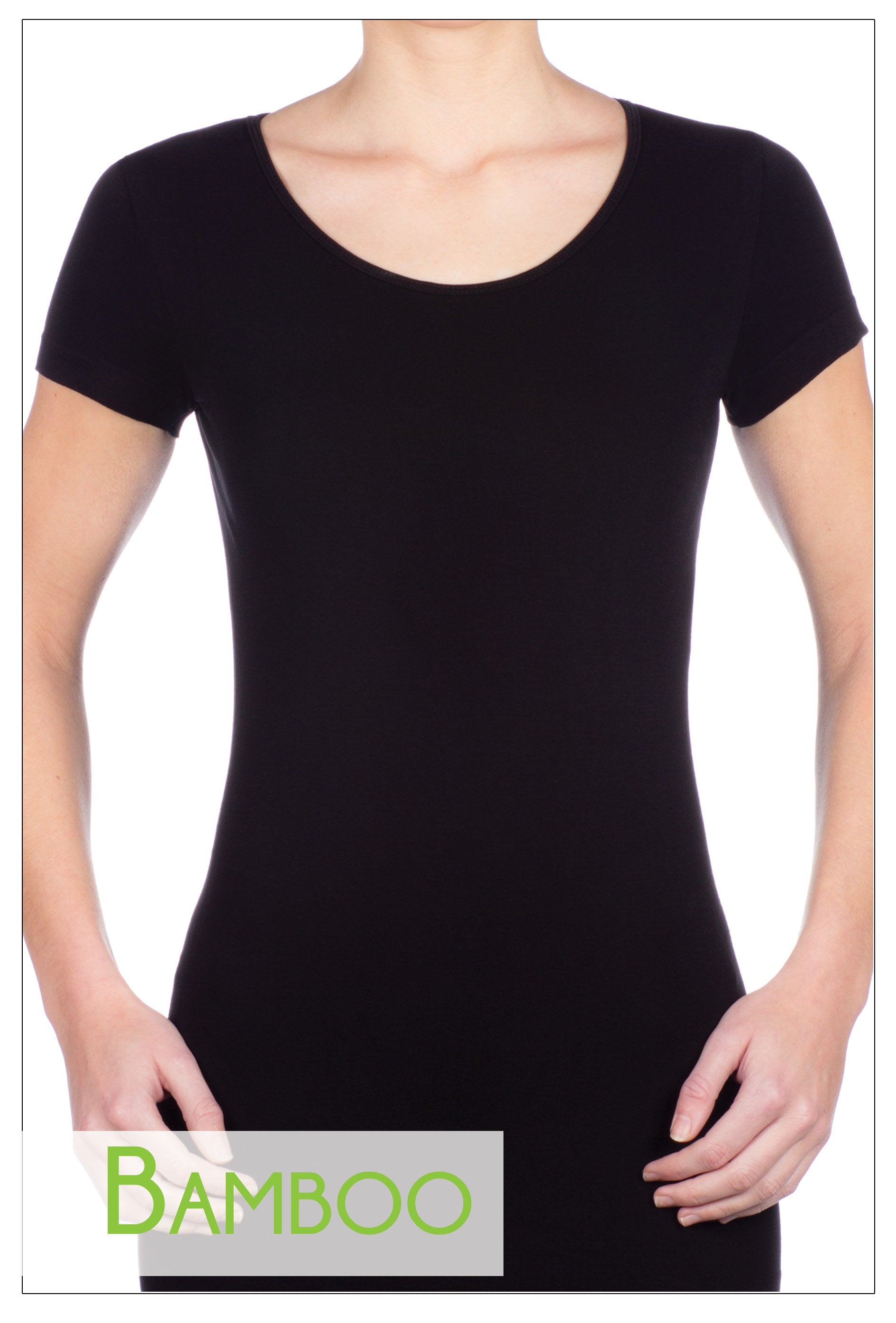 Bamboo basic one size short sleeve tshirt